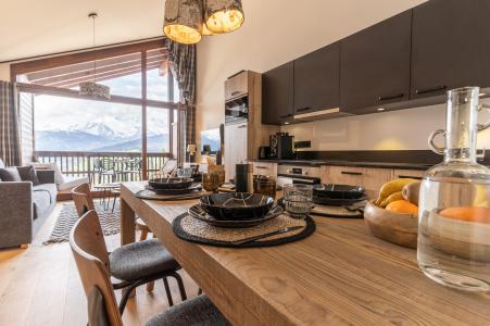 Holiday in mountain resort 2 room apartment cabin 6 people (Premium) - Daddy Pool Terresens Les Roches Blanches - Combloux - Living room