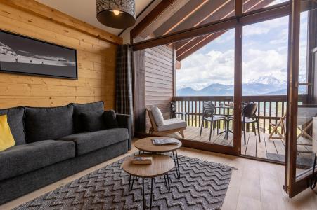 Holiday in mountain resort 2 room apartment cabin 6 people (Premium) - Daddy Pool Terresens Les Roches Blanches - Combloux - Living room