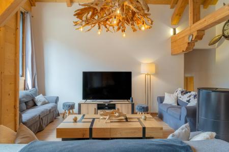 Urlaub in den Bergen 5 Zimmer Chalet für 12 Personen (3) - Domaine Du Loup Blanc - Les Orres - Wohnzimmer