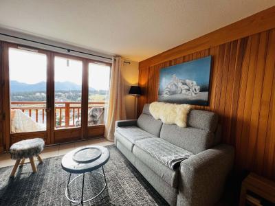 Vakantie in de bergen Appartement 2 kabine kamers 6 personen (EPIL06) - EPILOBE - Les Saisies - Woonkamer