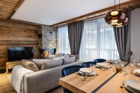 Holiday in mountain resort 3 room apartment cabin 4-6 people (D11) - Falcon - Méribel - Living room