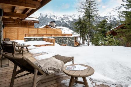 Vacances en montagne Appartement duplex 3 pièces cabine 6-8 personnes (F12) - Falcon - Méribel - Terrasse