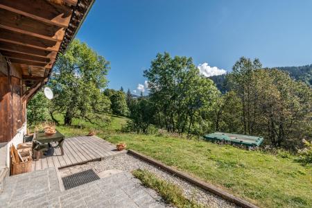 Urlaub in den Bergen 3-Zimmer-Appartment für 5 Personen - Ferme du Lavay - Les Gets - Terrasse