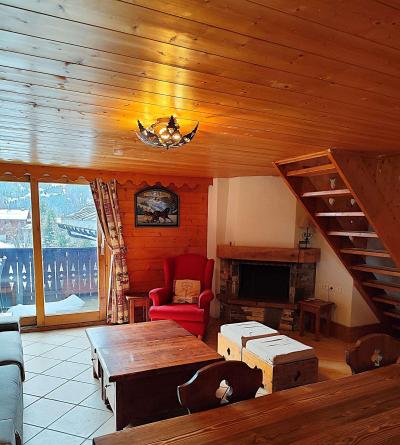 Urlaub in den Bergen Wohnung 5 Mezzanine Zimmer 10 Leute (322) - Fermes de Méribel A - Méribel - Wohnzimmer
