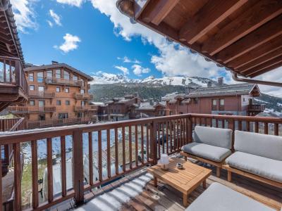 Holiday in mountain resort 7 room chalet 12 people - GOYARD - Courchevel - Balcony