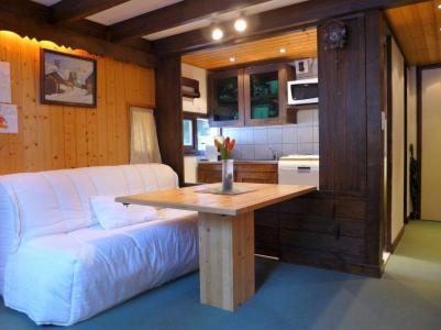 Vakantie in de bergen Appartement 1 kamers 4 personen (4) - Grand Roc - Chamonix - Woonkamer