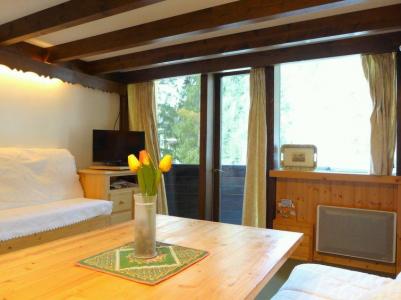 Vakantie in de bergen Appartement 1 kamers 4 personen (4) - Grand Roc - Chamonix - Woonkamer