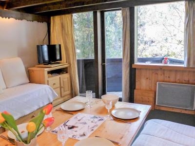 Vakantie in de bergen Appartement 1 kamers 4 personen (4) - Grand Roc - Chamonix - Woonkamer