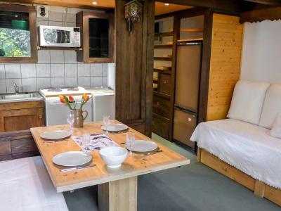 Vakantie in de bergen Appartement 1 kamers 4 personen (4) - Grand Roc - Chamonix - Woonkamer