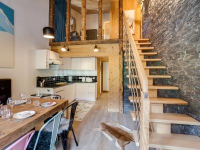 Vakantie in de bergen Appartement 3 kamers 8 personen (2) - Grand Roc - Tignes - Woonkamer