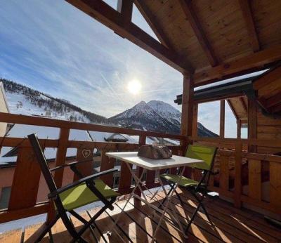 Vacanze in montagna Appartamento su due piani 4 stanze per 6 persone (201) - Granges Catharina - Montgenèvre - Terrazza