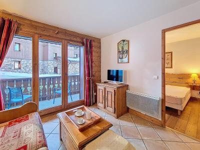 Vakantie in de bergen Appartement 2 kamers 4 personen (F3) - Hameau des Airelles - Les Menuires - Woonkamer