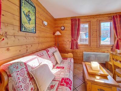 Vakantie in de bergen Appartement 2 kamers 4 personen (V17) - Hameau des Airelles - Les Menuires - Woonkamer