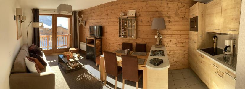 Wakacje w górach Apartament 2 pokojowy 4 osób (A403) - Hauts de la Vanoise - Pralognan-la-Vanoise - Pokój gościnny