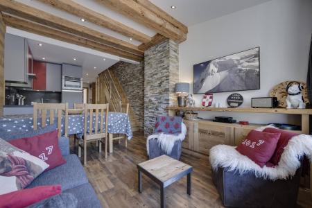 Holiday in mountain resort 4 room duplex apartment 8 people (B148) - Hauts Du Val Claret B1 - Tignes - Living room