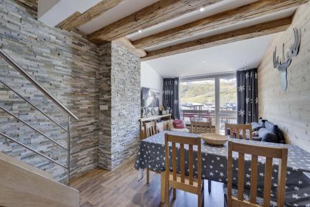 Vakantie in de bergen Appartement duplex 4 kamers 8 personen (B148) - Hauts Du Val Claret B1 - Tignes - Woonkamer