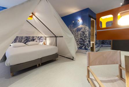 Vacanze in montagna Camera per 1-2 persone (TENTE) - Hôtel Base Camp Lodge - Les Arcs - Letto matrimoniale