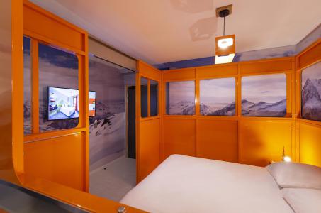 Vacances en montagne Chambre 2 personnes (TELEPHERIQUE) - Hôtel Base Camp Lodge - Les Arcs - Lit double