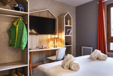 Holiday in mountain resort Room 2 people (CORDEE) - Hôtel Base Camp Lodge - Les Arcs - Double bed
