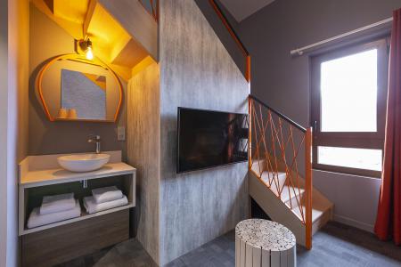 Holiday in mountain resort Suite 1-2 people (ISERAN) - Hôtel Base Camp Lodge - Les Arcs - Living room