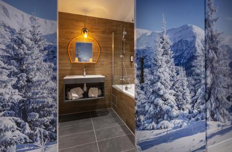 Urlaub in den Bergen Zimmer für 1-2 Personen (TENTE) - Hôtel Base Camp Lodge - Les Arcs - Badezimmer