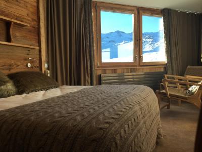 Каникулы в горах Номер с одной двуспальной/двумя односпальными кроватями (2 человека) (Véranda Cocoon) - Hôtel des 3 Vallées - Val Thorens - Двухспальная кровать