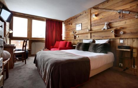 Vacanze in montagna Suite 208 (2 persone) - Hôtel des 3 Vallées - Val Thorens - Letto matrimoniale