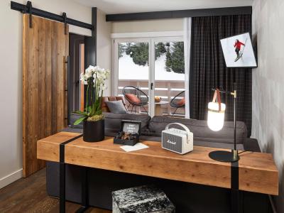 Urlaub in den Bergen Familien Suite 4 Personen - Hôtel Écrin Blanc - Courchevel - Kleines Wohnzimmer