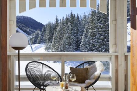 Vacances en montagne Grande Suite Cabine 6 personnes - Hôtel Écrin Blanc - Courchevel - Balcon