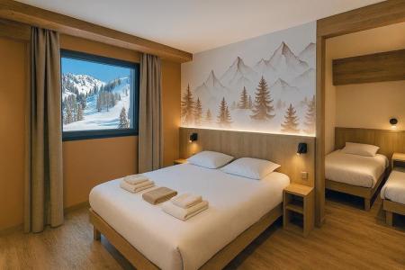 Urlaub in den Bergen Schalfzimmer für 4 Personen (D1T) - Hôtel Family Vars - Vars - Unterkunft
