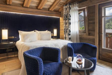 Holiday in mountain resort 1-person family room - Hôtel l'Armancette - Saint Gervais - Bedroom