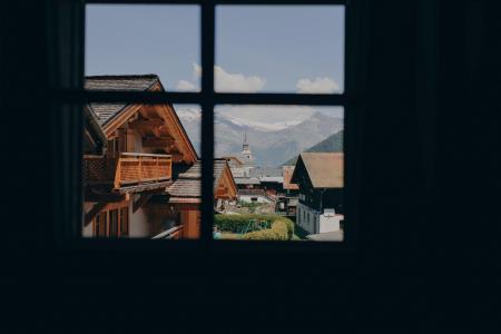 Vacances en montagne Chambre double (Mont-Joly) - Hôtel l'Armancette - Saint Gervais - Fenêtre