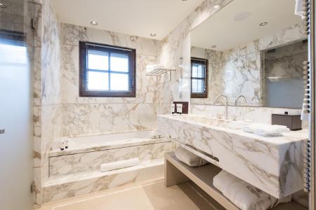 Vacances en montagne Chambre familiale 3 personnes - Hôtel l'Armancette - Saint Gervais - Salle de bains