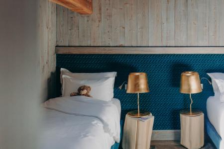 Holiday in mountain resort Duplex room 4 people - Hôtel l'Armancette - Saint Gervais - Bedroom