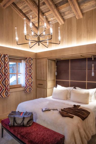 Holiday in mountain resort Duplex room 6 people - Hôtel l'Armancette - Saint Gervais - Bedroom