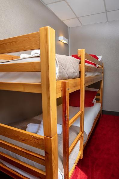 Urlaub in den Bergen Schalfzimmer für 4 Personen (2 Erwachsene + 2 Kinder max 11 Jahren) - Hôtel Le Pas du Loup - Isola 2000 - Schlafzimmer