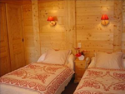 Urlaub in den Bergen Zweitbettzimmer (Badwanne WC) - Hôtel les Glaciers - Samoëns - Schlafzimmer
