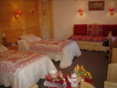 Urlaub in den Bergen Zweitbettzimmer (Badwanne WC Superior) - Hôtel les Glaciers - Samoëns - Schlafzimmer