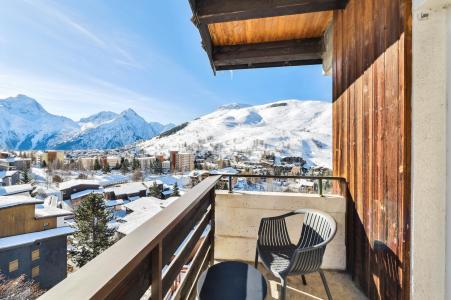 Vacaciones en montaña Suite familiar 4 personas - Hôtel Turan - Les 2 Alpes - Balcón