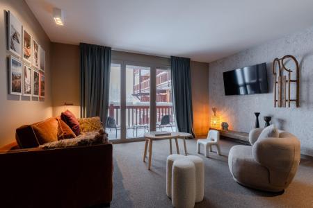 Holiday in mountain resort Family suite 5 people - I.L.Y Hotels La Rosière - La Rosière - Living room