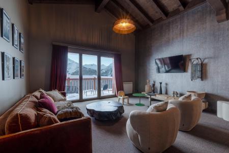 Holiday in mountain resort Privilege Suite 5 people - I.L.Y Hotels La Rosière - La Rosière - Living room