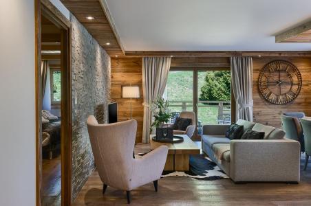 Urlaub in den Bergen 5-Zimmer-Holzhütte für 10 Personen (KG01) - Kangto - Les Gets - Wohnzimmer