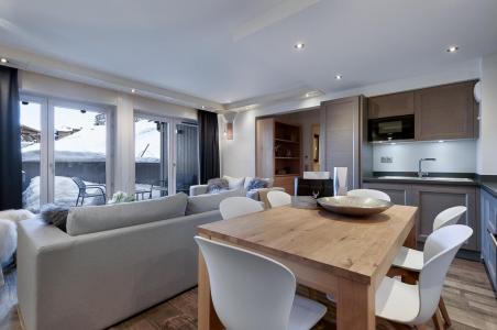 Holiday in mountain resort 3 room apartment cabin 4-6 people (C02) - Keystone Lodge - Courchevel - Living room