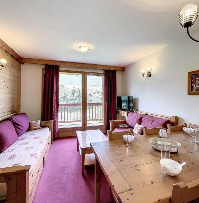 Urlaub in den Bergen 3-Zimmer-Appartment für 6 Personen (107) - L'Ecrin des Sybelles - La Toussuire - Wohnzimmer