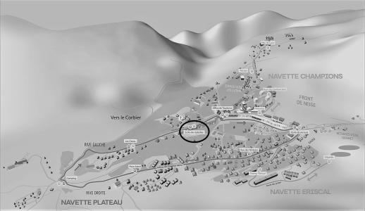 Vacances en montagne L'Ecrin des Sybelles - La Toussuire - Plan