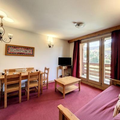 Vakantie in de bergen Appartement 2 kamers 2-4 personen (301) - L'Ecrin des Sybelles - La Toussuire - Woonkamer