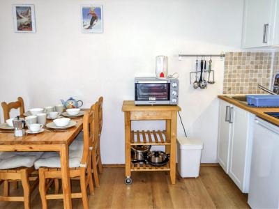 Vakantie in de bergen Appartement 1 kamers 4 personen (28) - L'Enclave I et J - Les Contamines-Montjoie - Woonkamer