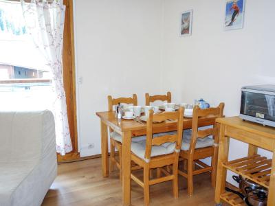 Vakantie in de bergen Appartement 1 kamers 4 personen (28) - L'Enclave I et J - Les Contamines-Montjoie - Woonkamer