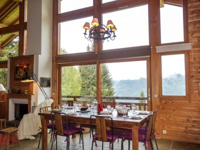 Vakantie in de bergen Chalet 7 kamers 10 personen (1) - L'Epachat - Saint Gervais - Woonkamer