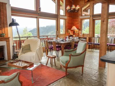 Vakantie in de bergen Chalet 7 kamers 10 personen (1) - L'Epachat - Saint Gervais - Woonkamer